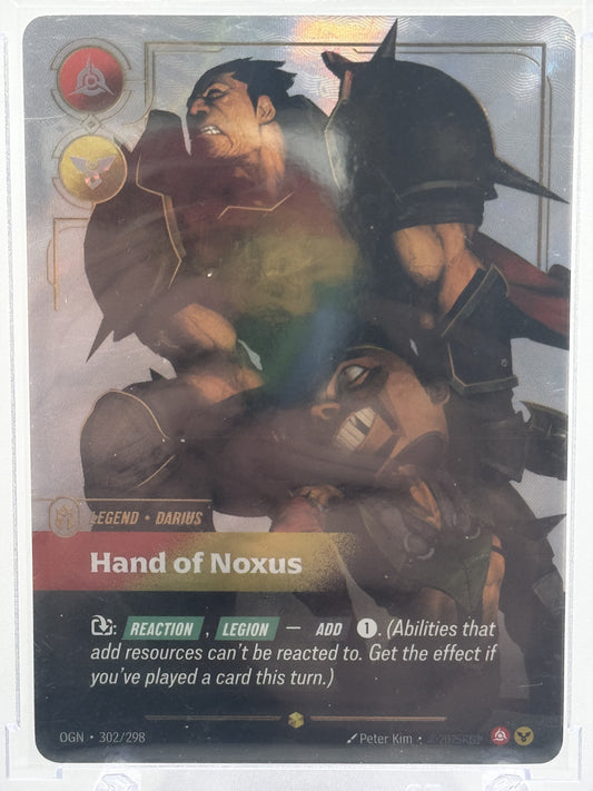 Riftbound Spiritforged Darius - Hand of Noxus (Overnumbered) 302/298