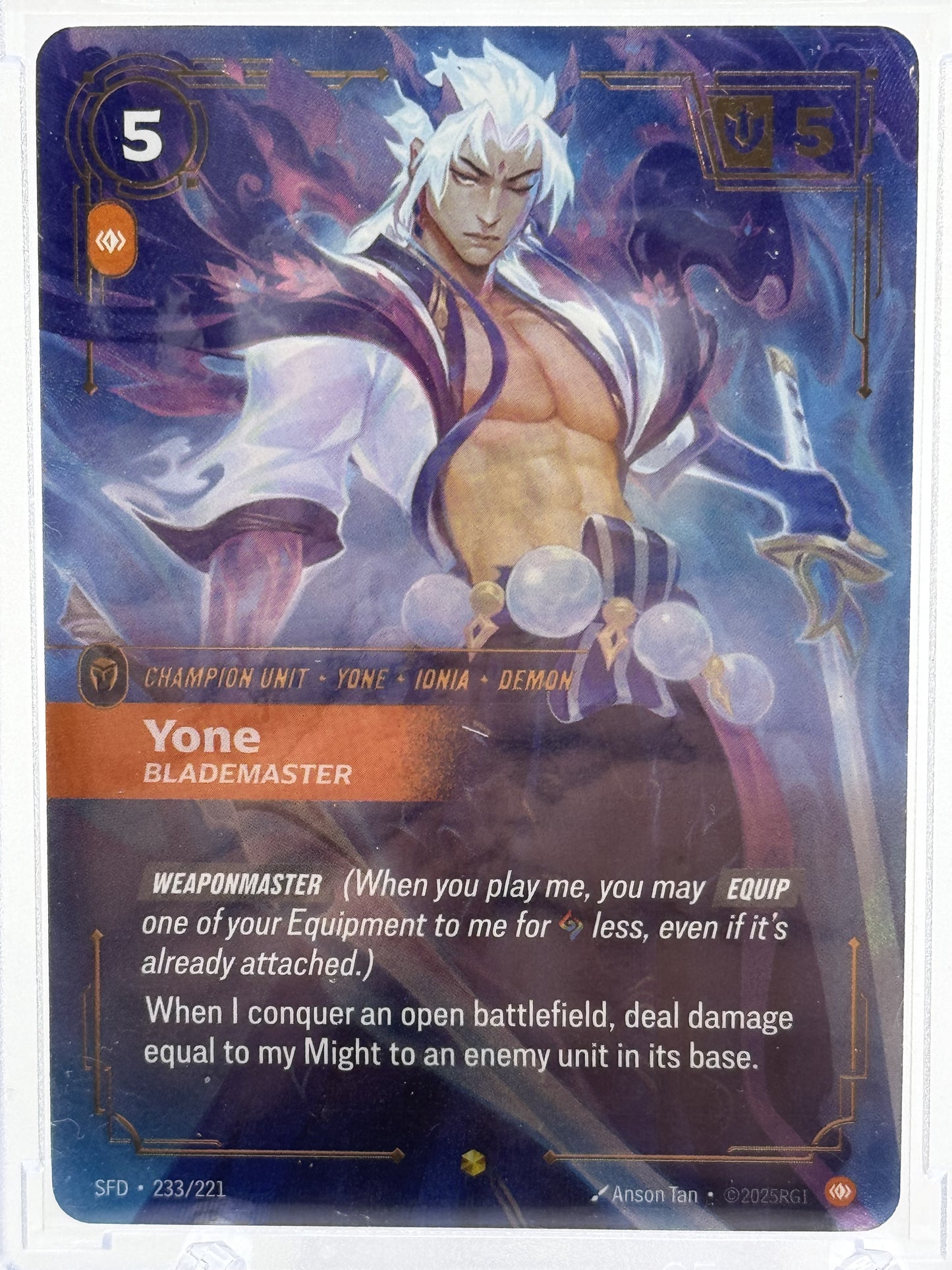 Spiritforged #233/221 Yone - Blade Master