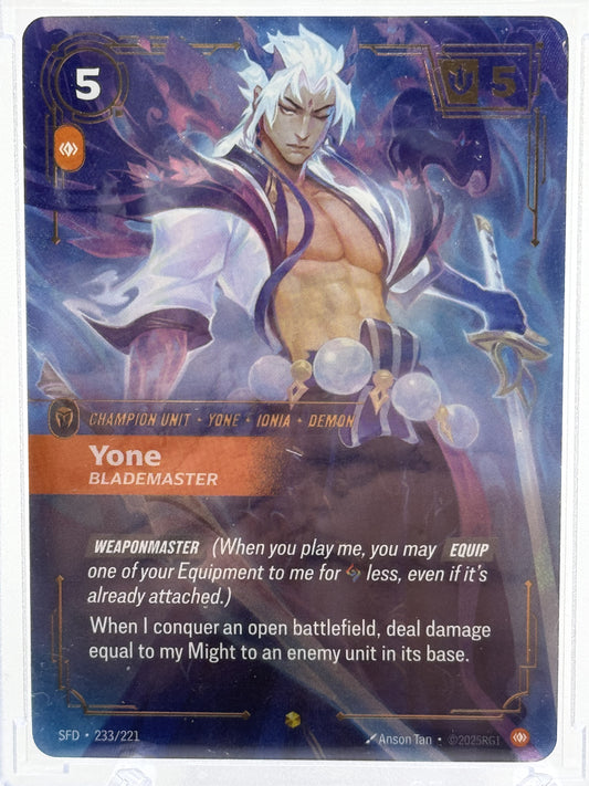 Spiritforged #233/221 Yone - Blade Master