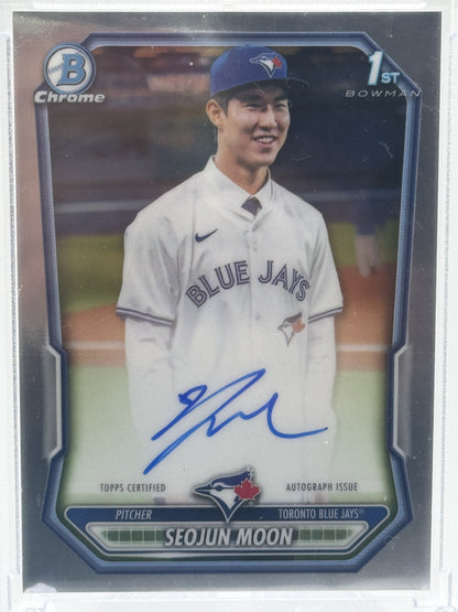 2026 Bowman #CPA-MS Seojun Moon Chrome Prospect Autographs