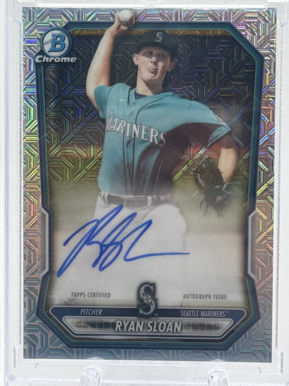 2026 Bowman #BMA-RS Ryan Sloan Chrome Mojo Prospect Autographs