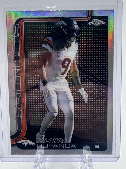 2025 Topps Chrome #94 Talanoa Hufanga Lightboard Logo