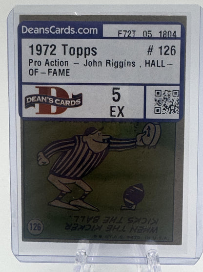 1972 Topps #126 John Riggins