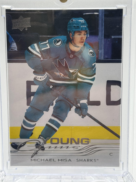 2025-26 Upper Deck #487 Michael Misa Young Guns