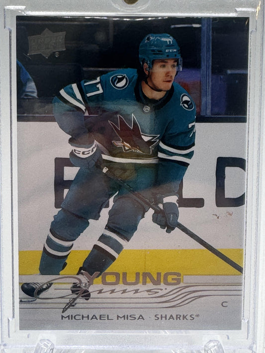 2025-26 Upper Deck #487 Michael Misa Young Guns