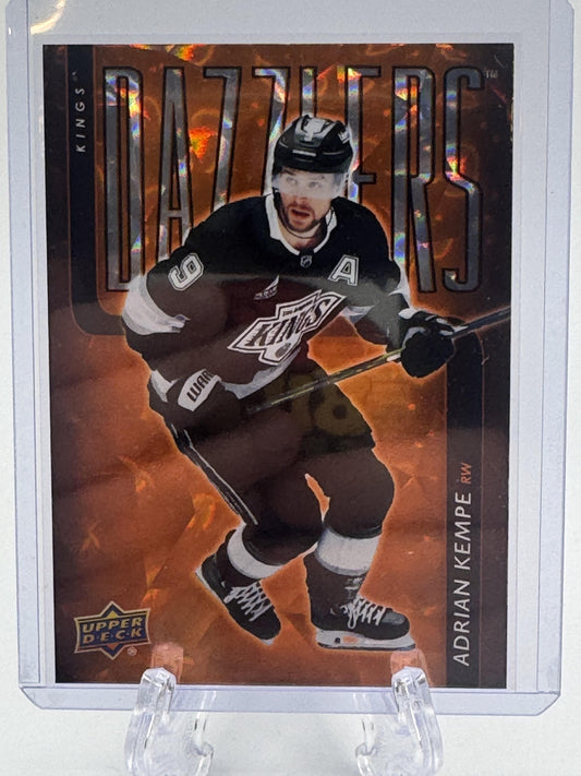 2025-26 Upper Deck #DZ-46 Adrian Kempe Dazzlers Orange