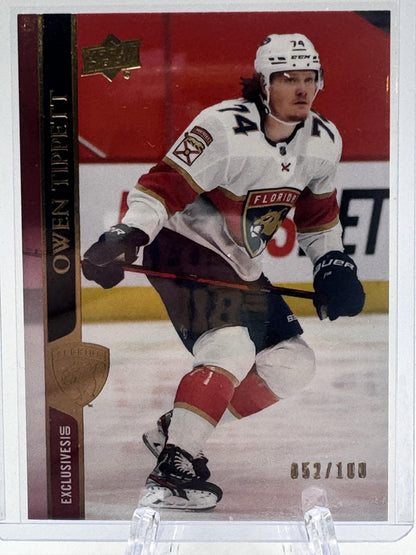 2020-21 Upper Deck #559 Owen Tippett UD Exclusives # 52/100