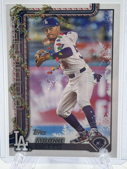 2025 Topps Holiday #H52b Mookie Betts