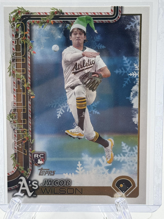 2025 Topps Holiday #H4 Jacob Wilson
